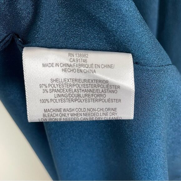 Dress the Population Dress Small Spaghetti Strap Floor-length V-Neck Front Slit - Picture 7 of 7